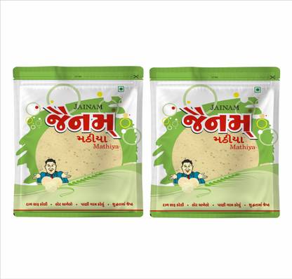 Jainam Papad Mathiya (Taste - Sweet) Pack of 2 (200g x 2pkt) (Pack of 2)