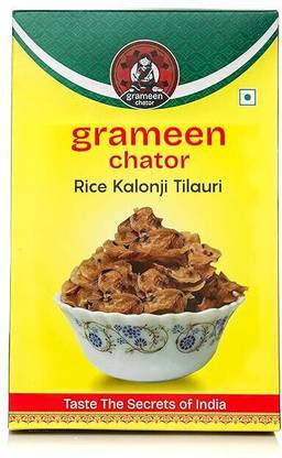 Grameen Chator HOMEMADE RICE KALONJI TILAURI Jeera Papad