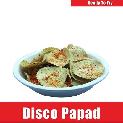 Yuvraj Food Product Disco papad fryums moong spical marwari taste 200 gm Fryums