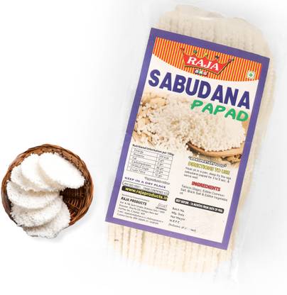 raja Sabudana Papad Plain
