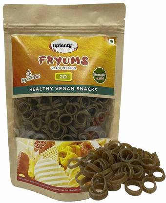 APLENTY Crunchy Onion Rings Fryums | Papad with Tastemaker | Fry Or Microwave Fryums