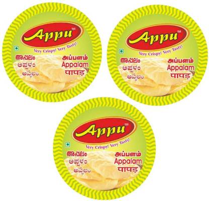 Appu Apalam Papad (Pack of 3)