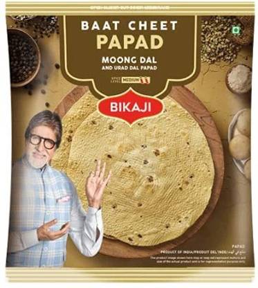 Bikaji Special - BAATCHEET Papad MOONG & URAD DAL POPAADUM Masala Papad