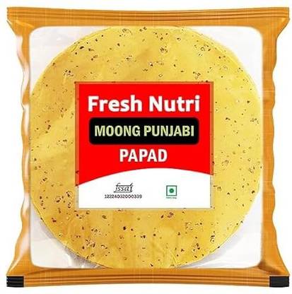 Fresh Nutrie Crispy Moong Papad | Traditional Rajasthani Snack | Light & Flavorful Masala Papad