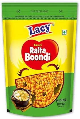 Lacy Raita Boondi Masala 200g –blend of Indian spices, Flavorful&Aromatic premium Fryums
