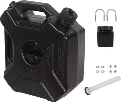 SRPHERE Black 1.3 Gallon Gas Can ,5L Backup Gas Can Compatible With Motorcycle Cars 5 L Fuel Can