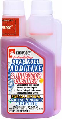 Red Flow Fuel Additives Red Flow Diesel & Petrol Additive for All Cars, Bikes, Scooters Fuel Injector Cleaner