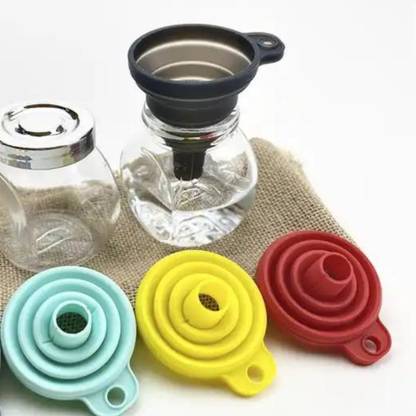 TASMAX FOLDABLE FUNNEL PACK OF 3 Silicone Funnel