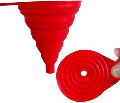 JOPHEK Kitchen Funnel Set Silicone Collapsible Funnel for Filling Bottles Silicone Funnel