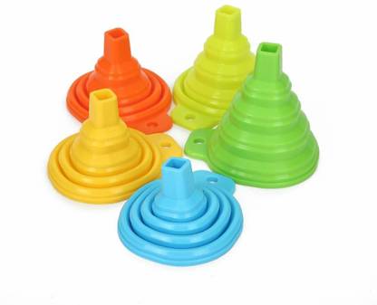 FIMTOWN silicon funnel, funnel for filling oil, water, liquid Silicone Funnel
