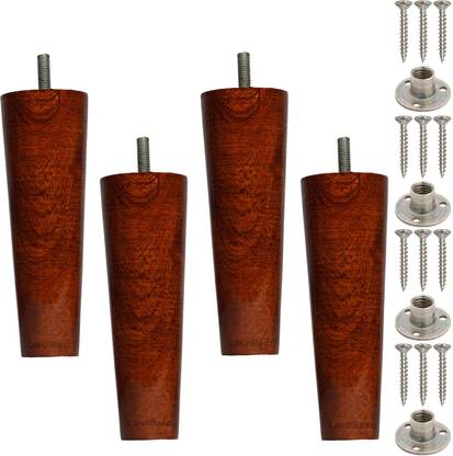 LAKDI-BAAZ Wooden Leg for Sofa and Furniture 6 Inch Sofa Legs