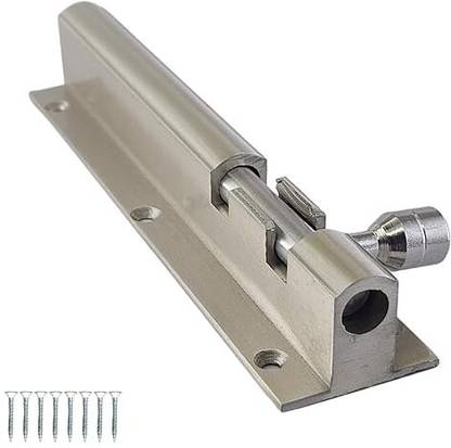 VESPER POLO ALUMINIUM TOWERBOLT 4INCH(Aluminium, S.S. Finish, Pack of 12 Piece) Rack Side Fitting