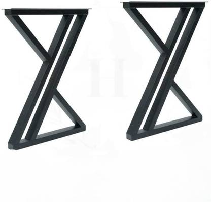 VENTUOS Metal Legs for Table, Dining Table Legs - Set of 2. (Z Shape) Table Legs