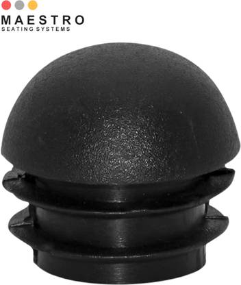 MAESTRO 3/4 Inch Black Round Plastic Cap For Insert Pipe Tubing End Cap Safety Bumper