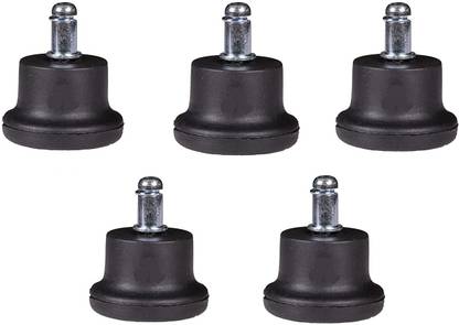 GOYALSON Nylon Thread STOPPERS Set of 5 Pcs for Revolving Chair Other Products (Pin Type) Table Legs
