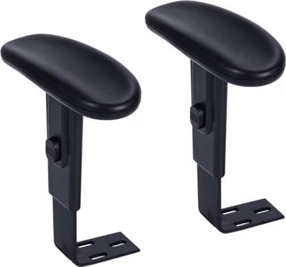 Maktune Technologies T Shaped Soft PU Adjustable Chair Handle Kit - Metal, Black, for All Chairs Chair Arm Rest