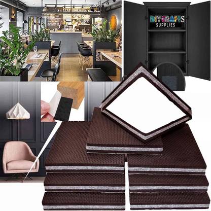 DIY Crafts 24 Pcs, 4 inch, Non Slip Furniture Pads - Furniture Grippers TV Stand Base