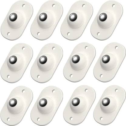IKONEXX Self Adhesive Mini Swivel Casters Wheels 360 Degree Rotation - 12 Pcs Table Legs