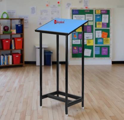 GOYALSON L stand Podium presentation black for auditoriums meeting school college Podium Table Frame