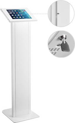 VSYS ANTI-THEFT FREESTANDING TABLET KIOSK Ideal for Store Display Work Station Tray