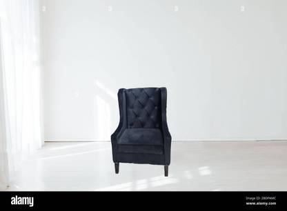 AF HIGH BACK CHEIR BLACK FULL COMFTABLE Sofa Legs