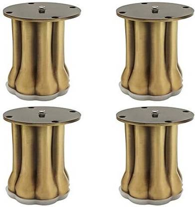 Volo Antique Brass Heavy Duty 3 Inch Modern Style Furniture Legs (Set of 4 pcs) Sofa Legs