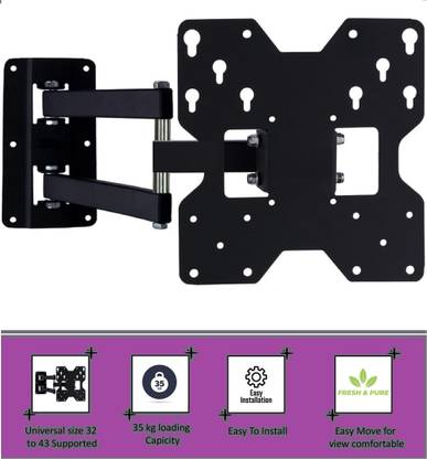 merugni MOVING TV STAND COMPITIBLE FOR MI/ LG/SAMSUNG 32 TO 42 INCH LED/LCD TV Stand Base