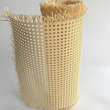 AJ QUALITY PRODUCTS Plastic Cane Webbing for DIY Projects Webbing Rattan Roll Cabinet Chair (18X18) Table Placemat