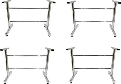 SCHOOL FURNITURE Steel Table Frame for Home Study, Dining, Restaurant (Size: 3 ft.) 4 PC Table Frame