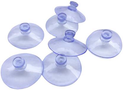 EXCEL IMPEX Vacuum Suction Cup Sucker Pads Without Hooks-PVC Bush for Glass 25 mm Dia 25 Pcs Rack Side Fitting