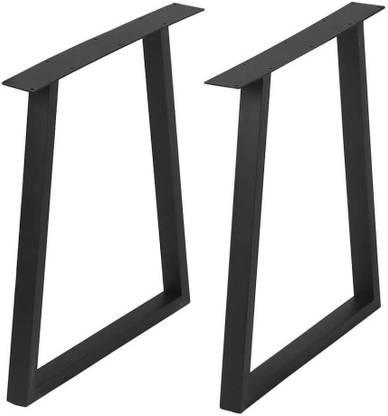 VENTUOS Metal Legs for Table, Dining Table Legs - Set of 2. (TRAPEZOIDAL SHAPE) Table Legs