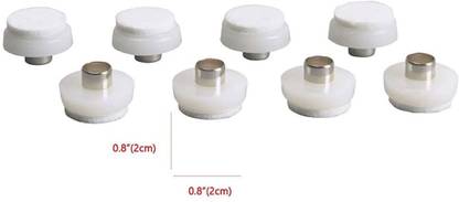 IKEA Digital Shoppy Floor Protectors with Rivet for Chairs, Table Legs,(8 Pc) Foot Rest