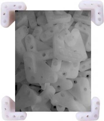 TORMUJ PVC Corner Fixing Size: 3cm X 3cm Photo Frame, Table Glass, Mirror Glass Rack Side Fitting