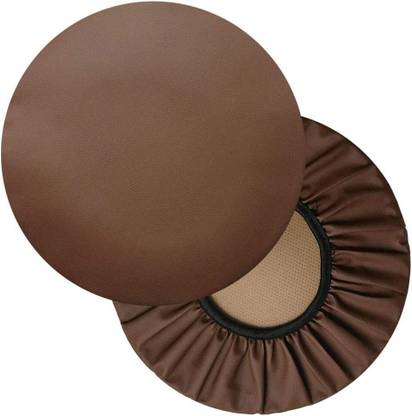 Meble home Stool Cushion Cover for 14.5 Inch/ 37 CM Chair (Set of 2) (Brown) Sofa Frame