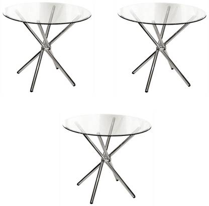 SCHOOL FURNITURE Stainless Furniture Folding Table Cross Table Frame (No Glass Include) 3 PEC Table Frame