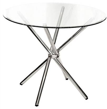 SCHOOL FURNITURE Stainless Steel Furniture Folding Table Cross Table Frame (No Glass Include) Table Frame