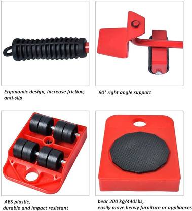 KKNTERPRISE Furniture Slides Kit, Furniture Move Rol0ler Tools051 Appliance Furniture Caster