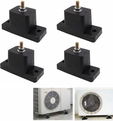 Shop4Ever TAFTA Sigma Rubber Mounting Bush for Condensing Units (Black) - 4pcs Set Rubber Furniture Caster
