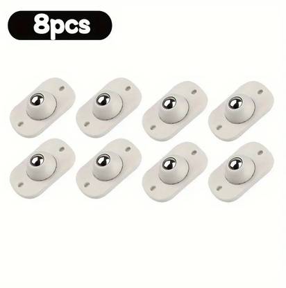 OSSOBERRY Self Adhesive Caster Wheels, 360° rotation Universal Wheel For Storage Boxes etc Swivel Furniture Caster