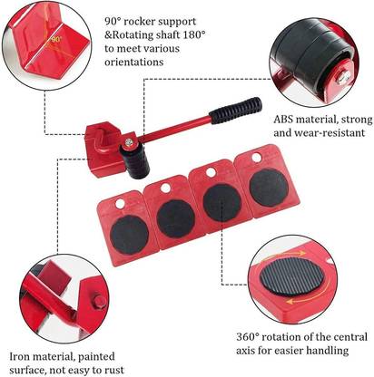 gtyi Casters Kits 360 Degree Rotatable Pads for Sofas Refrigerators_141 Appliance Furniture Caster