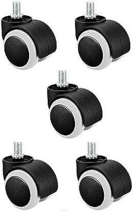 Lishu Caster Alloy Thread Type wheel for office revolving chair Furniture Caster Appliance Furniture Caster