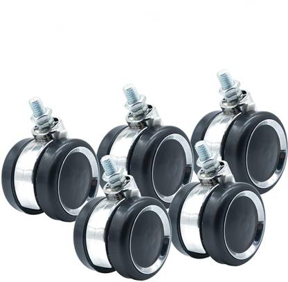 Biway Heavy Duty Screw Type Office Chair Wheels 60 mm (Castors) Set of 5 Pics. Appliance Furniture Caster