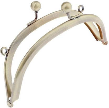 Calandis Antique Metal Arch Purse Frame Kiss Clasp Lock DIY Bag Clutch Frame 17cm Multipurpose Bag
