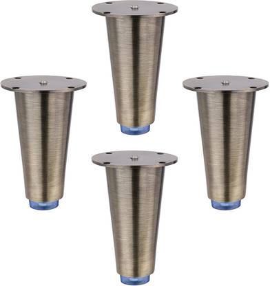 THE HARDWARE OCEAN Cone Shape 3 inch Sofa Legs for Furniture Fitting (Antique Finish) Fixed Furniture Caster