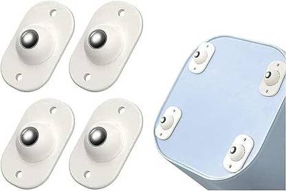 Triangle Ant ™ Self Adhesive Mini Storage Box Casters Wheels,Caster Rotation Pulley Furniture Swivel Furniture Caster
