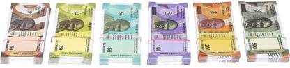 GLARIXA Dummy Indian Rupees Currency Notes (6x9 =54 Notes) for Kids Play Toy Fake Notes Fake Money Toy Gag Toy