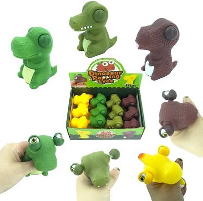 Sawkirp darshraj Eye popping Squishy Squishy dino stress anxiety autism Ahd relief toy Eye popping Squishy dino Gag Toy