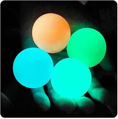 CLLEORA Glow Sticky Ball GlowBall Gag Toy