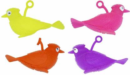 ExaltedCollection Soft Puffer Anti Stress Relaxer Exercise Ball Led Squeeze Toy for Kids Puffer Ball Gag Toy