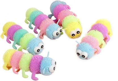 Sawkirp darshraj Squishy Caterpillar Stress relief anxiety decompression toy Squishy Caterpillar Stress relief anxiety decompression toy Gag Toy